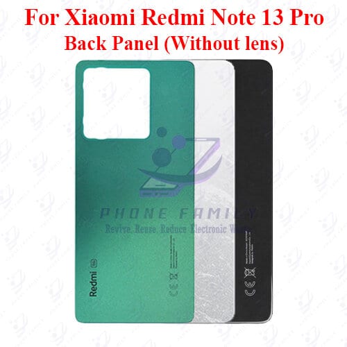 For Xiaomi Redmi Note 13 Pro Back Panel/Backshell/ Casing  With Logo-All Colors Available