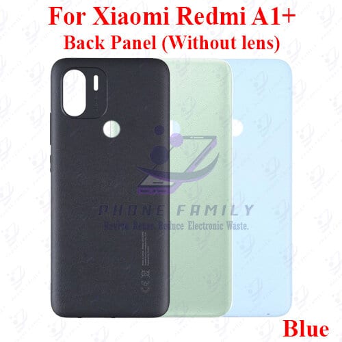 For Xiaomi Redmi A1+ Back Panel/Backshell/ Casing + Side Button With Logo-All Colors Available