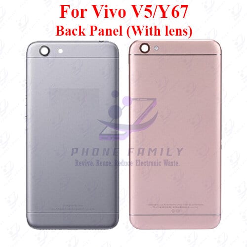 For Vivo V5/Y67 Back Panel/Backshell/ Casing +Camera Lens+Side Button With Logo-All Colors Available