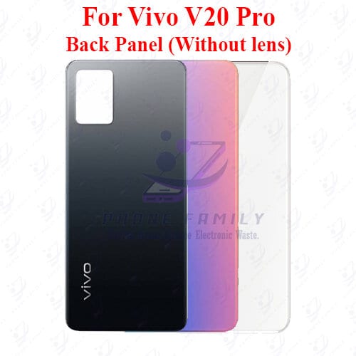 For Vivo V20 Pro 5G Back Panel/Backshell/ Casing  Logo-All Colors Available