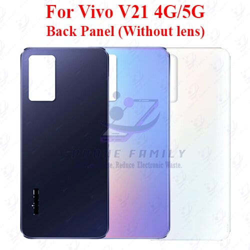 For Vivo V21 4G/5G Back Panel/Backshell/ Casing  Logo-All Colors Available
