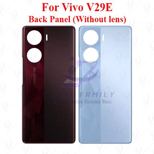 For Vivo V29E 5G (India) Back Panel/Backshell/ Casing With Logo+Camera Lens-All Colors Available