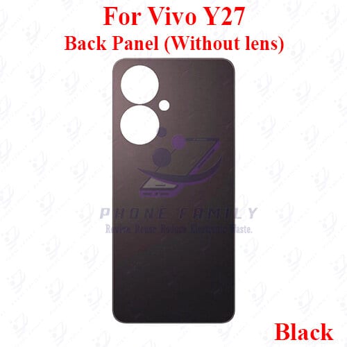 For Vivo Y27 Back Panel/Backshell/ Casing With Logo-All Colors Available