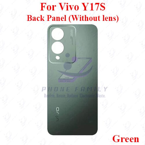 For Vivo Y17S Back Panel/Backshell/ Casing With Logo-All Colors Available
