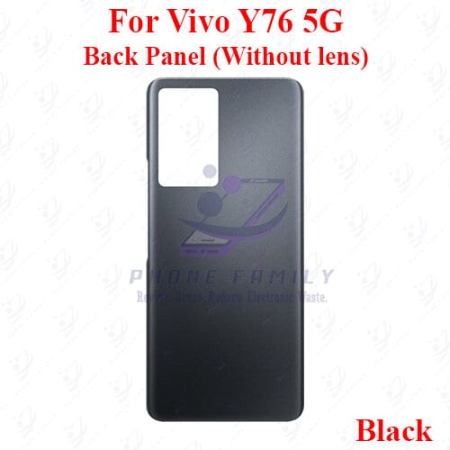 For Vivo Y76 5G Back Panel/Backshell/ Casing With Logo-All Colors Available