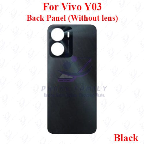 For Vivo Y03 Back Panel/Backshell/ Casing With Logo-All Colors Available