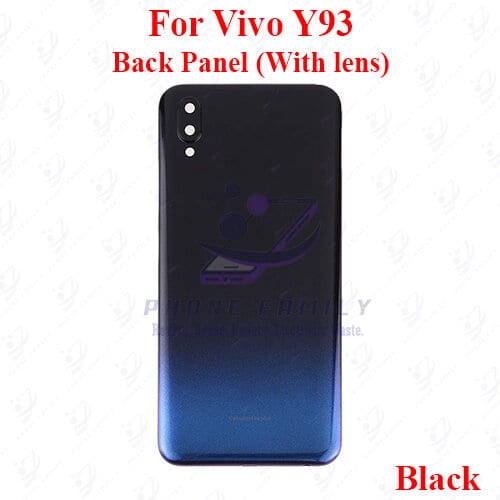 For Vivo Y93 Back Panel/Backshell/ Casing + Side Button + Camera Lens With Logo-All Colors Available