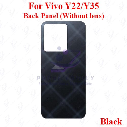 For Vivo Y22/Y35 Back Panel/Backshell/ Casing With Logo-All Colors Available