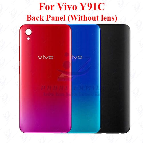 For Vivo Y91C Back Panel/Backshell/ Casing + Side Button With Logo-All Colors Available
