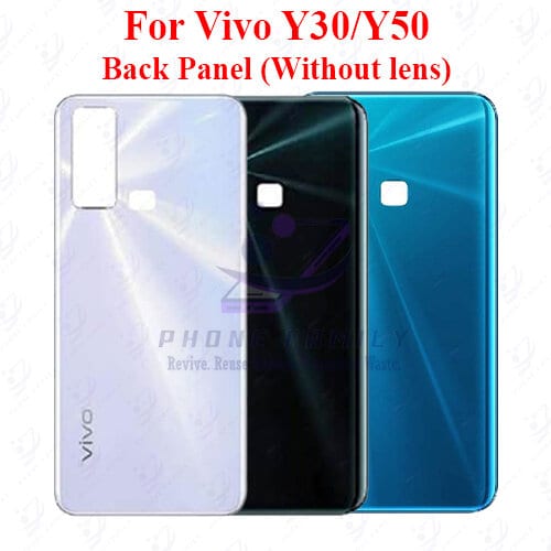 For Vivo Y30/Y50 Back Panel/Backshell/ Casing+Side Button With Logo-All Colors Available