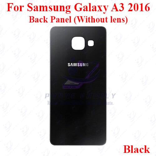 For Samsung Galaxy A3 2016 Back Panel/Backshell/ Casing + Side Button With Logo-All Colors Available