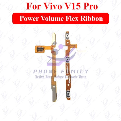 For Vivo V15 Pro Power Volume Side Key Button Flex Ribbon Replacement Repair