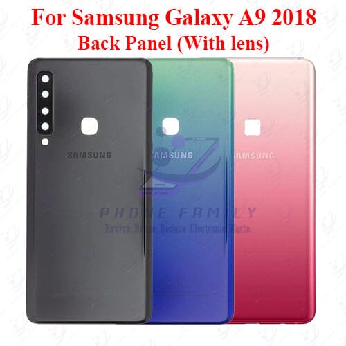 For Samsung Galaxy A9 2018 A920 Back Panel/Backshell/ Casing + Camera Lens With Logo-All Colors Available