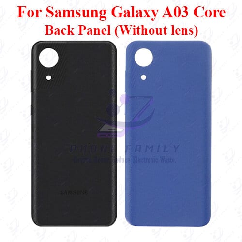 For Samsung Galaxy A03 Core Back Panel/Backshell/ Casing +Side Button With Logo-All Colors Available
