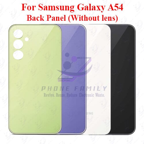For Samsung Galaxy A54 Back Panel/Backshell/ Casing With Logo-All Colors Available