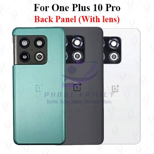 For onePlus 10 Pro Back Panel/Backshell/ Casing +Camera Lens  With Logo-All Colors Available