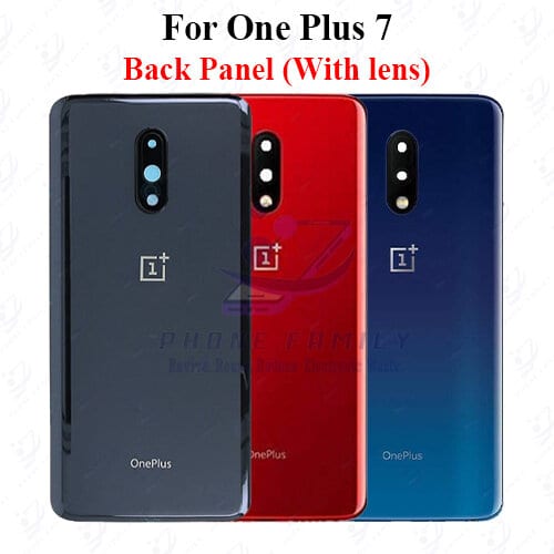 For onePlus 7 Back Panel/Backshell/ Casing +Camera Lens  With Logo-All Colors Available