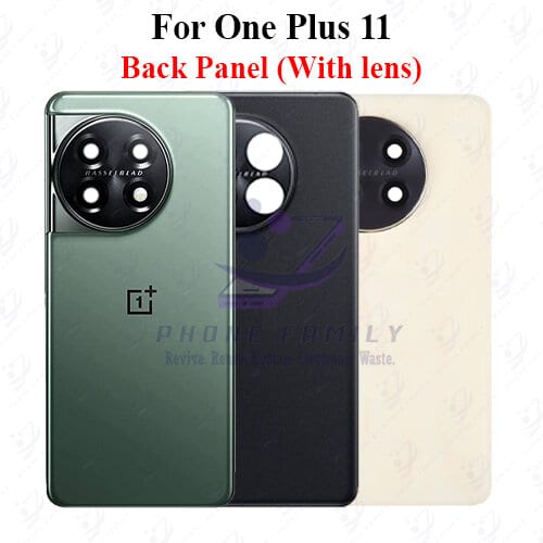 For onePlus 11 Back Panel/Backshell/ Casing +Camera Lens  With Logo-All Colors Available