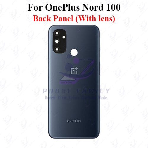 For onePlus Nord 100 Back Panel/Backshell/ Casing +Camera Lens  With Logo-All Colors Available