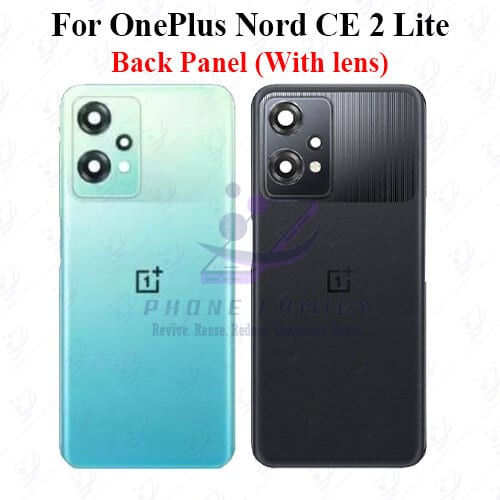 For onePlus Nord CE 2 Lite Back Panel/Backshell/ Casing +Camera Lens  With Logo-All Colors Available