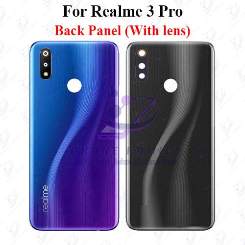 For Realme 3 Pro Back Panel/Backshell/ Casing +Camera Lens   With Logo-All Colors Available
