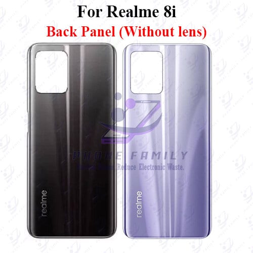 For Realme 8i Back Panel/Backshell/ Casing With Logo-All Colors Available