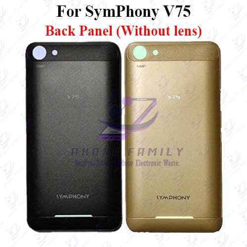 For Symphony V75 Back Panel/Backshell/ Casing + Side Button With Logo-All Colors Available