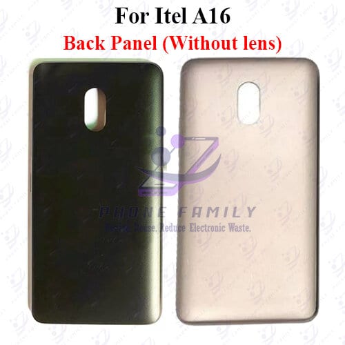 For Itel A16 Back Panel/Backshell/ Casing + Side Button With Logo-All Colors Available