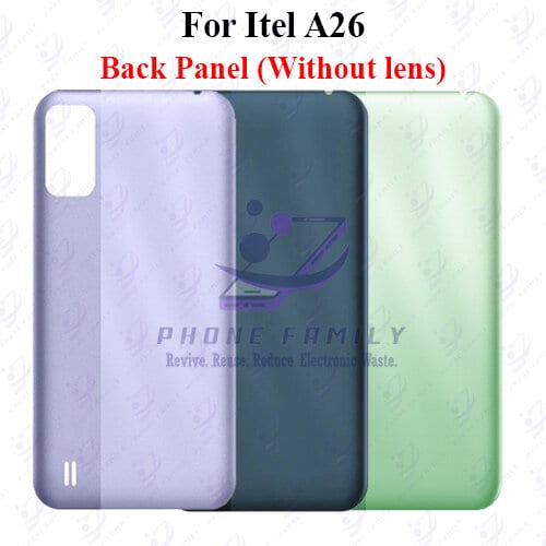 For Itel A26 Back Panel/Backshell/ Casing  With Logo-All Colors Available