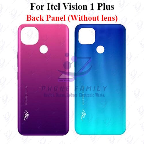 For Itel Vision 1 Plus Back Panel/Backshell/ Casing + Side Button  With Logo-All Colors Available