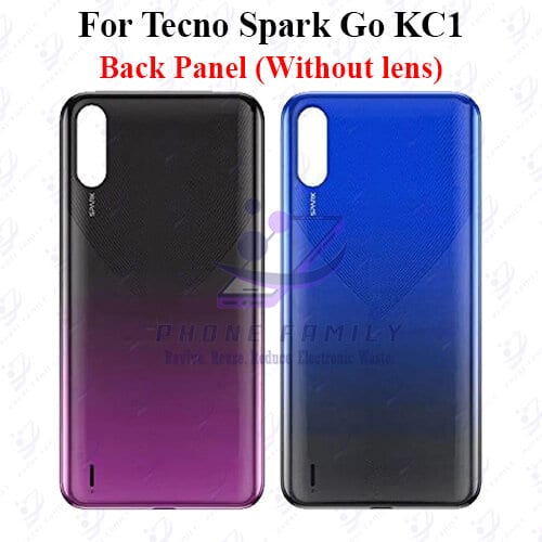 For Tecno Spark Go KC1 Back Panel/Backshell/ Casing + Side Button  With Logo-All Colors Available