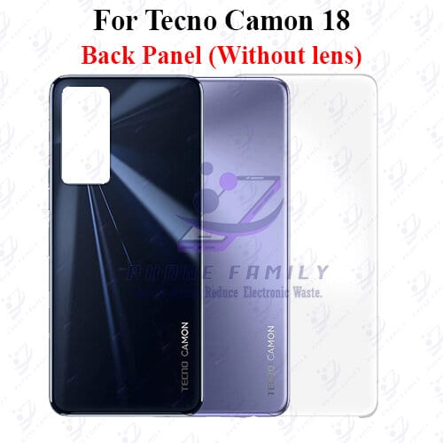 For Tecno Camon 18 Back Panel/Backshell/ Casing With Logo-All Colors Available