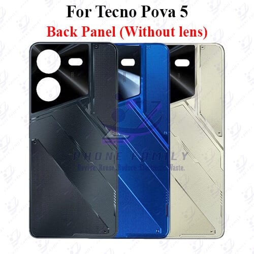 For Tecno Pova 5 Back Panel/Backshell/ Casing With Logo-All Colors Available