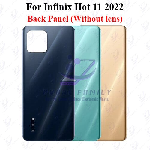 For Infinix Hot 11 2022 Back Panel/Backshell/ Casing + Side Button  With Logo-All Colors Available