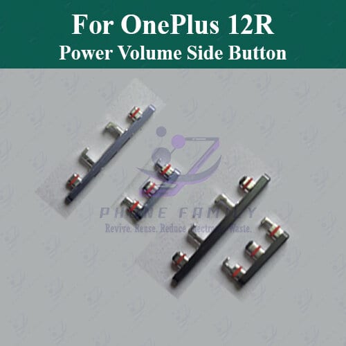 Compatible with OnePlus 12R External Side Buttons Power On Off + Volume Control Button Outside Side Keys