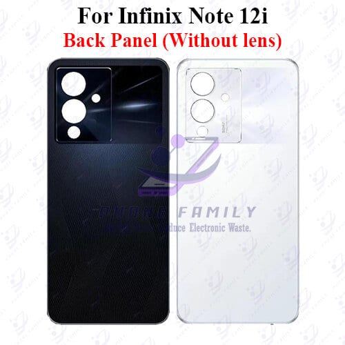 For Infinix Note 12i Back Panel/Backshell/ Casing  With Logo-All Colors Available
