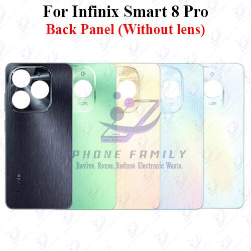 For Infinix Smart 8 Pro Back Panel/Backshell/ Casing  With Logo-All Colors Available