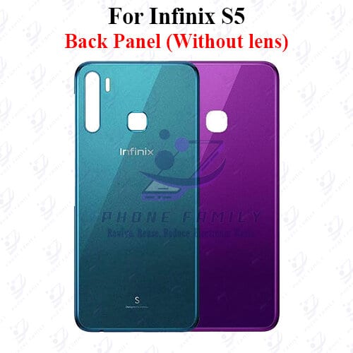 For Infinix S5 Back Panel/Backshell/ Casing  With Logo-All Colors Available