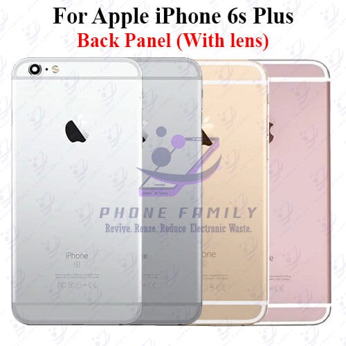 For Apple iPhone 6s Plus Back Panel/Backshell/ Casing +Camera Lens  With Logo-All Colors Available