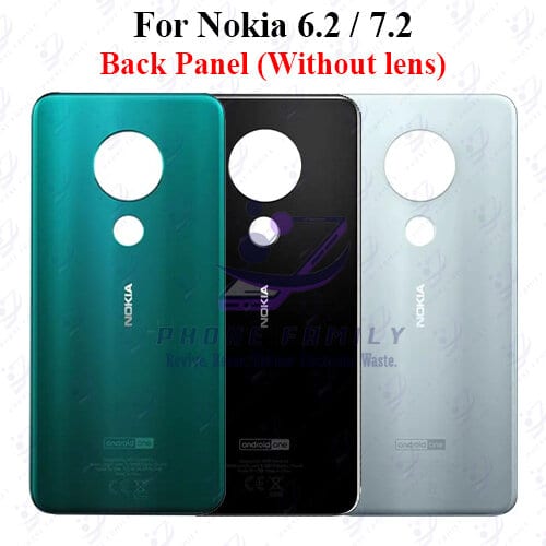 For Nokia 6.2 / 7.2 Back Panel/Backshell/ Casing  With Logo-All Colors Available