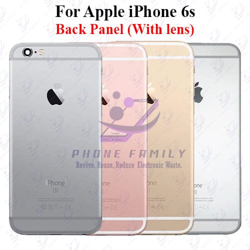 For Apple iPhone 6s Back Panel/Backshell/ Casing +Camera Lens  With Logo-All Colors Available