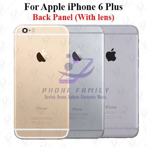 For Apple iPhone 6 Plus Back Panel/Backshell/ Casing +Camera Lens  With Logo-All Colors Available