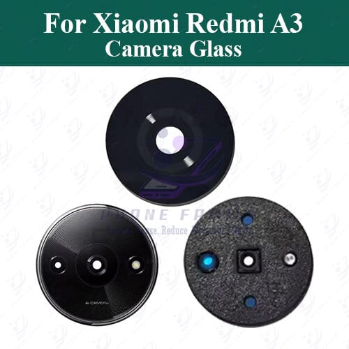 For Xiaomi Redmi A3 Camera Main Glass Lens  Replacement Part