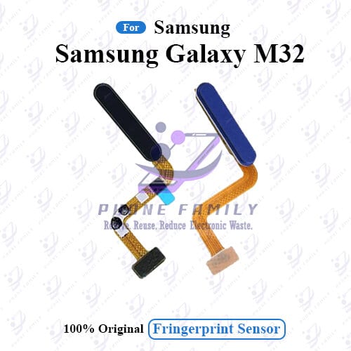 For Samsung Galaxy M32 Fingerprint Sensor with Flex Cable