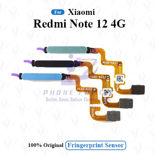 For Xiaomi Redmi Note 12 4G Fingerprint Sensor with Flex Cable