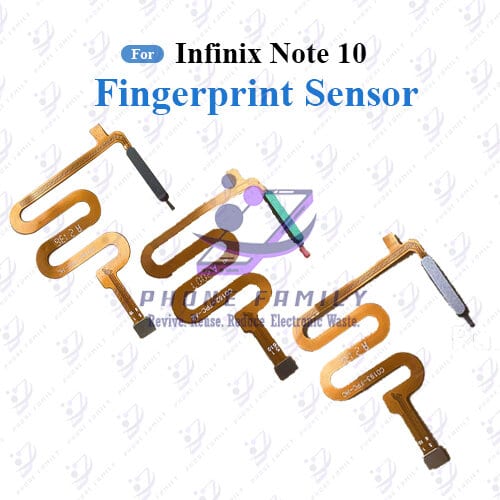 For Infinix Note 10 Fingerprint Sensor with Flex Cable