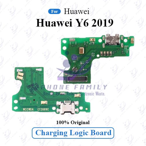 Charging Logic Board For Huawei Y6 2019 Charging Port USB Plug PCB Dock Connector Spare parts