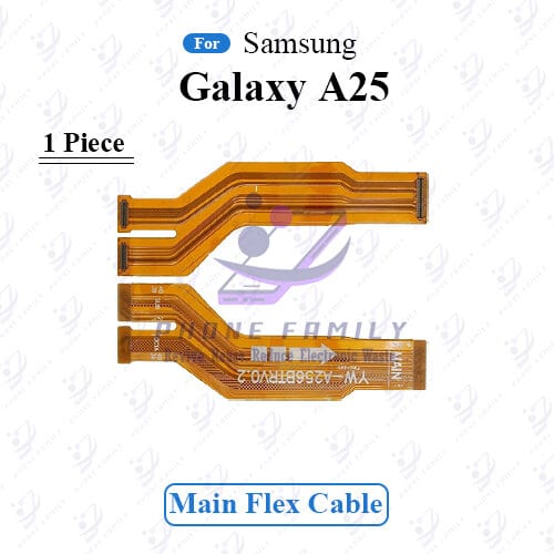 Main Flex For Samsung Galaxy A25 Motherboard Main Board Connector Flex Cable Repair Spare Replacement Parts