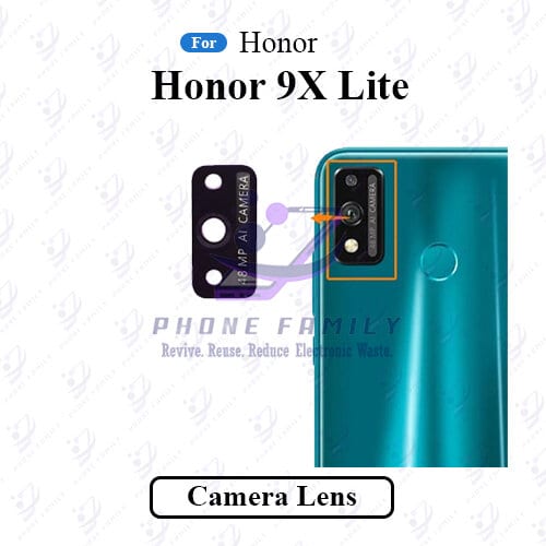 For Honor 9X Lite Camera Main Glass Lens  Replacement Part
