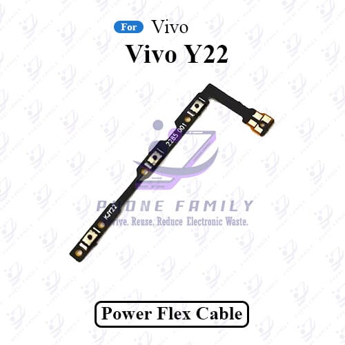 Vivo Y22 Power and Volume Button Flex Cable Ribbon Replacement Repair